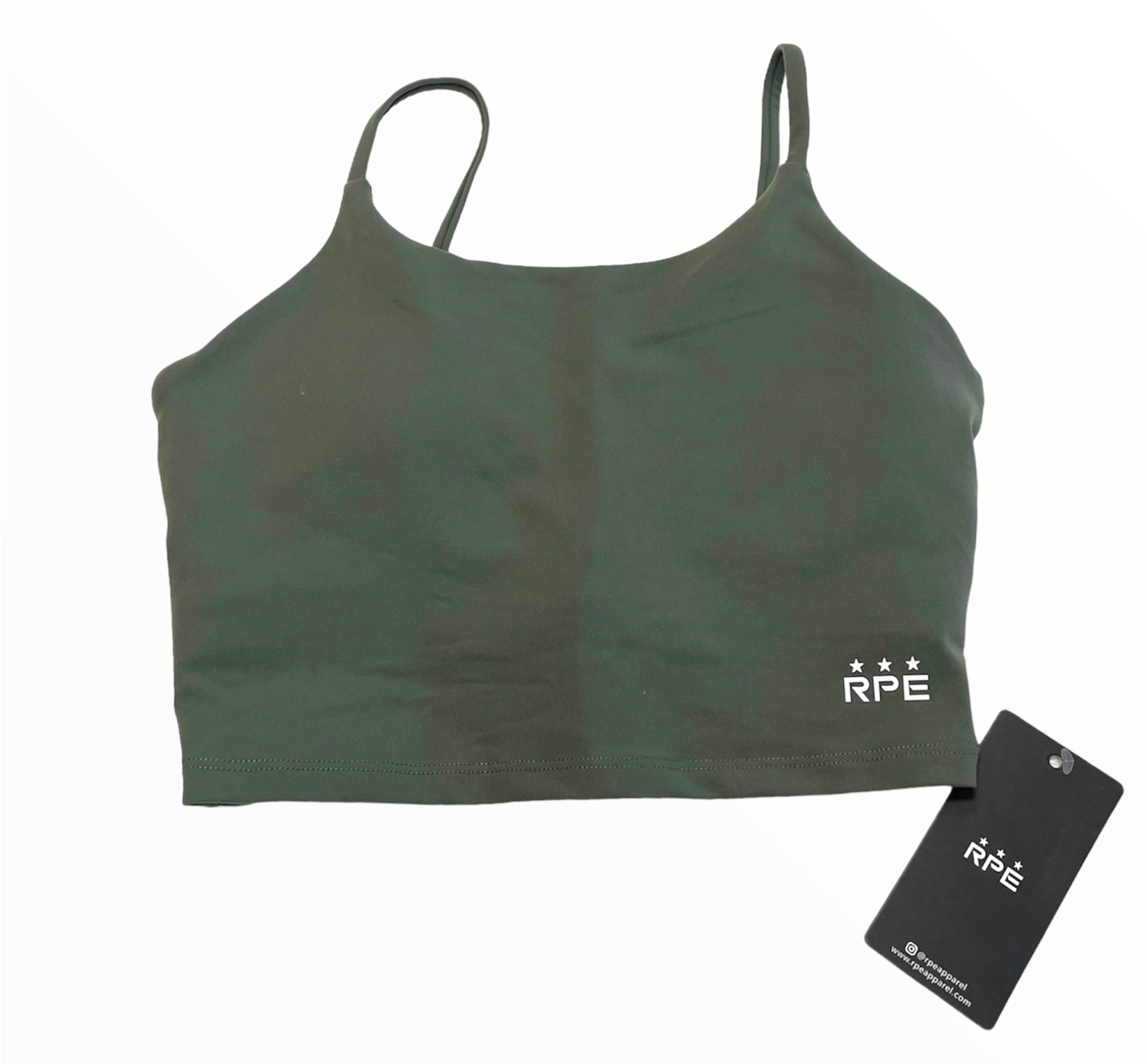 Angel Halter Top - Olive